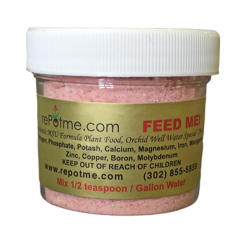 FEED ME! MSU Orchid Fertilizer Well Water Version