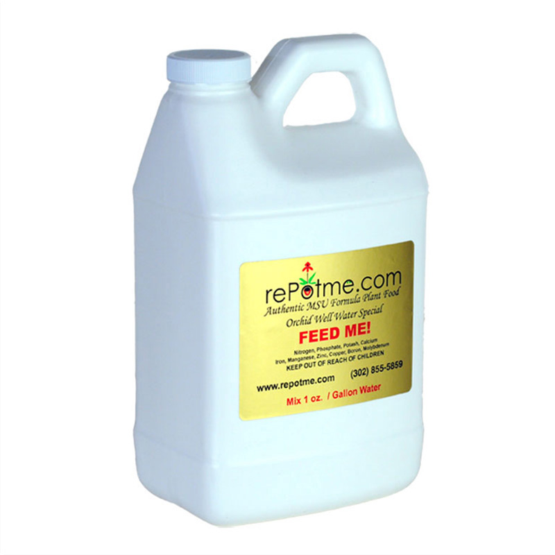 FEED ME! MSU Orchid Fertilizer Well Water 64 oz (Half Gallon)