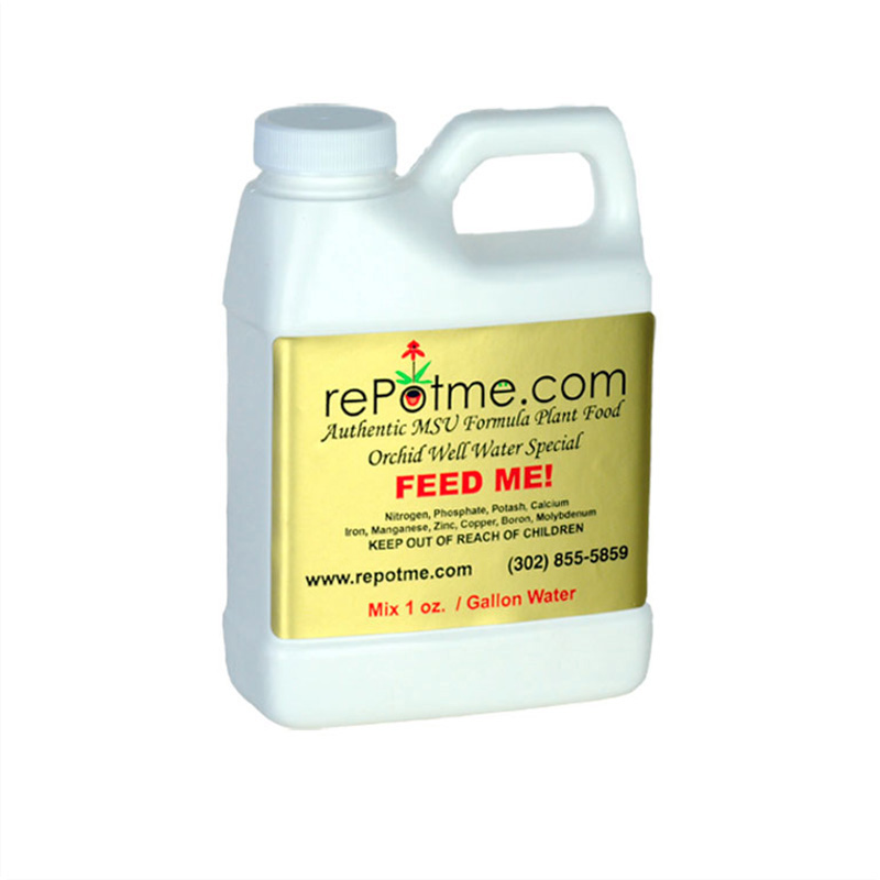 FEED ME! MSU Orchid Fertilizer Well Water 16 oz (Pint)