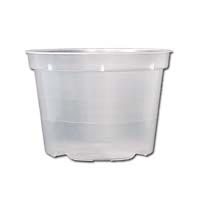 Rigid Clear Plastic Pots - 5" - 6 Pack
