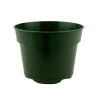 5" Green Plastic Pot