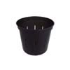 3" Black Onyx Slotted Violet Pot