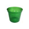 3" Green Emerald Slotted Violet Pot