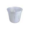 3" White Pearl Slotted Violet Pot