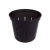 4" Black Onyx Slotted Violet Pot