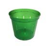 4" Green Emerald Slotted Violet Pot