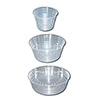 Mixed Set of Clear Plastic Saucers - Extra Deep