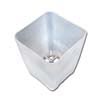 Clear Square 3.25" Orchid Pot