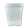 3.5" Clear Square Orchid Pot